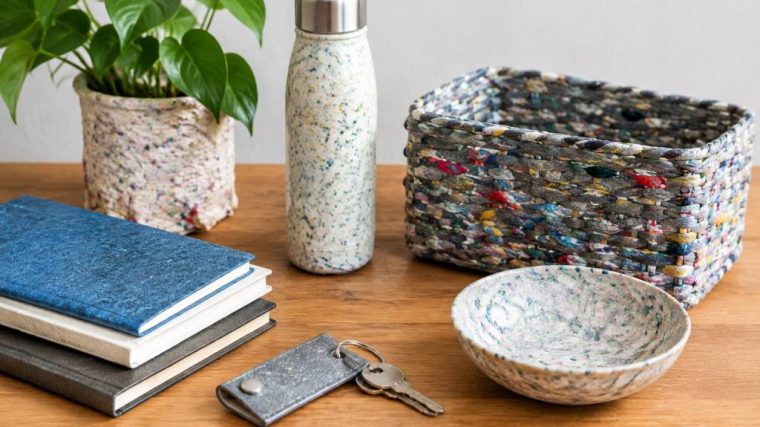Objets fabriqués à partir de matériaux recyclés : les idées les plus utiles au quotidien