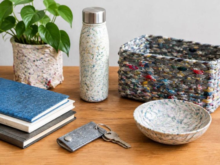 Objets fabriqués à partir de matériaux recyclés : les idées les plus utiles au quotidien